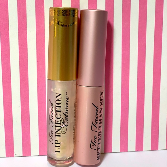 Too Faced Travel Lip Injection & mascara bundle - Picture 6 of 7